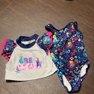 Girls 2T Frozen Disney Swimsuit